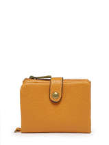 Portemonnee Met Kaarthouder Miniprix Geel soft 376